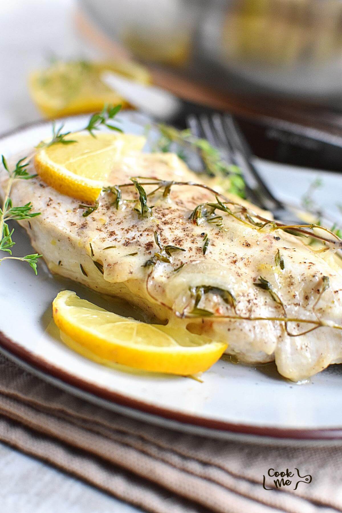 Herb-Glazed Chicken with Lemon and Thyme
