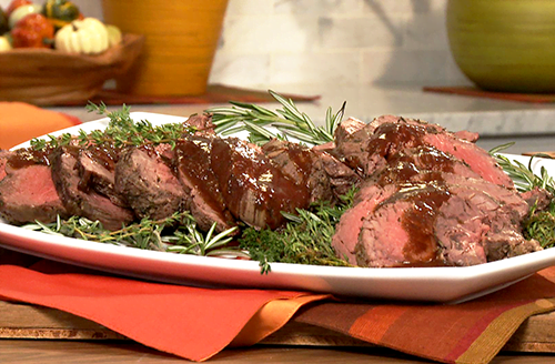 Bison Tenderloin with Herb Butter