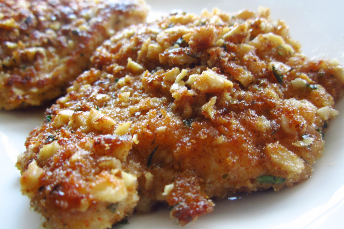 Pecan-Crusted Chicken with Sweet Corn Salsa