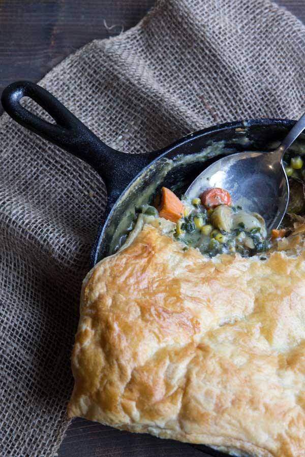 Herb-Infused Chicken and Vegetable Pot Pie