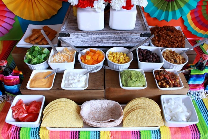 Signature Topping Taco Bar