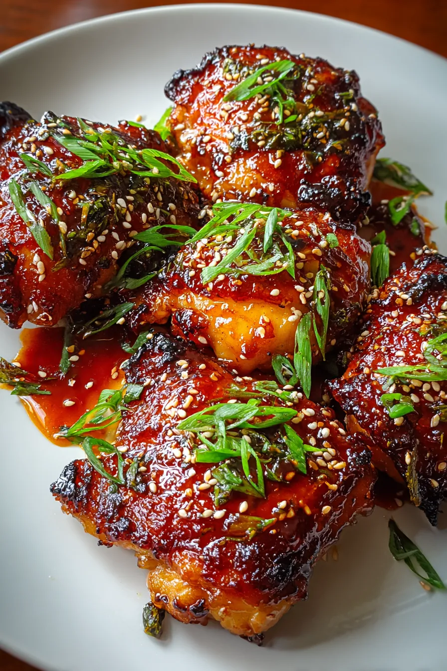 Chile-Glazed Chicken Thighs with Sweet Potato