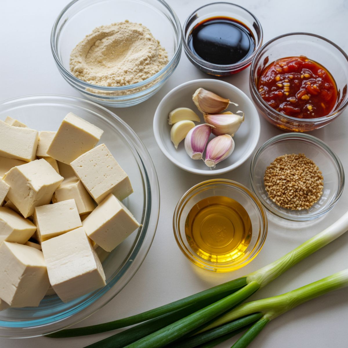 Pan-Fried Tofu with Sweet Chili Sauce
