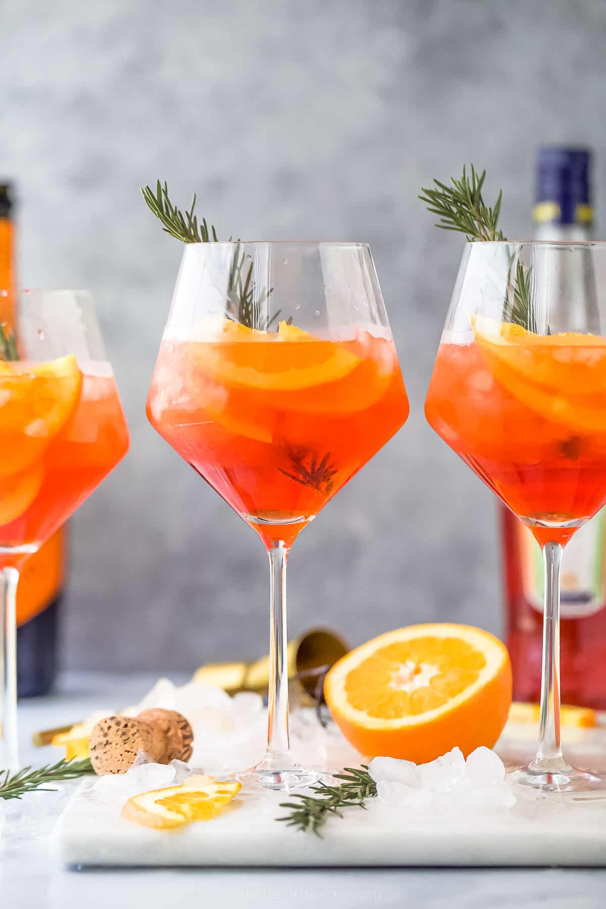 Rosemary-Orange Aperol Spritz