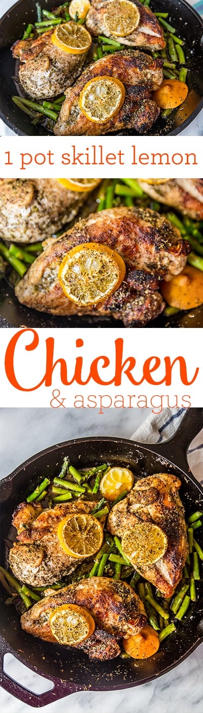 One-Pot Lemon Chicken and Asparagus