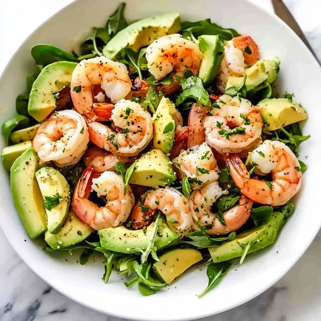 Citrus-Ginger Shrimp Salad with Avocado