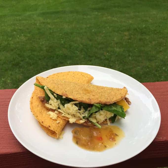 Chipotle-Infused Black Bean Tacos with Mango Salsa
