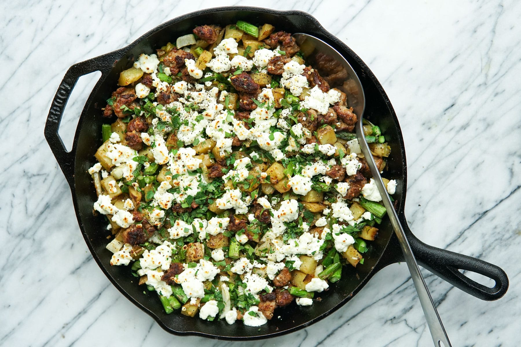 Sausage and Veggie 'Hash' with Cauliflower