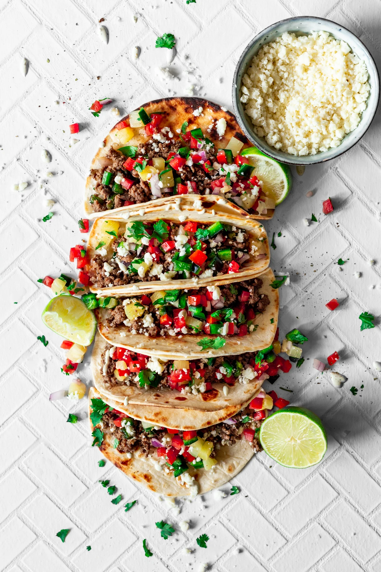 Slow-Cooked Beef Tacos with Pineapple Salsa