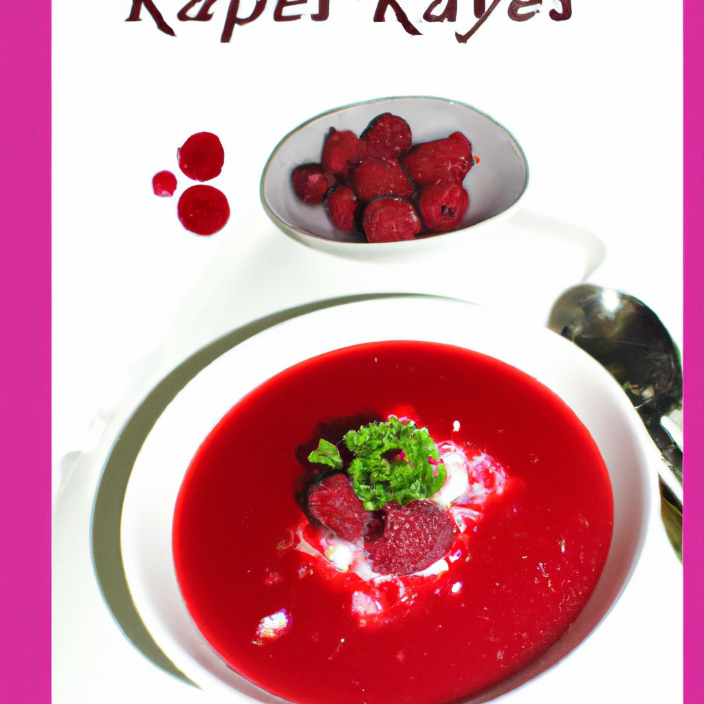 Chilled Raspberry and Rosewater Soup