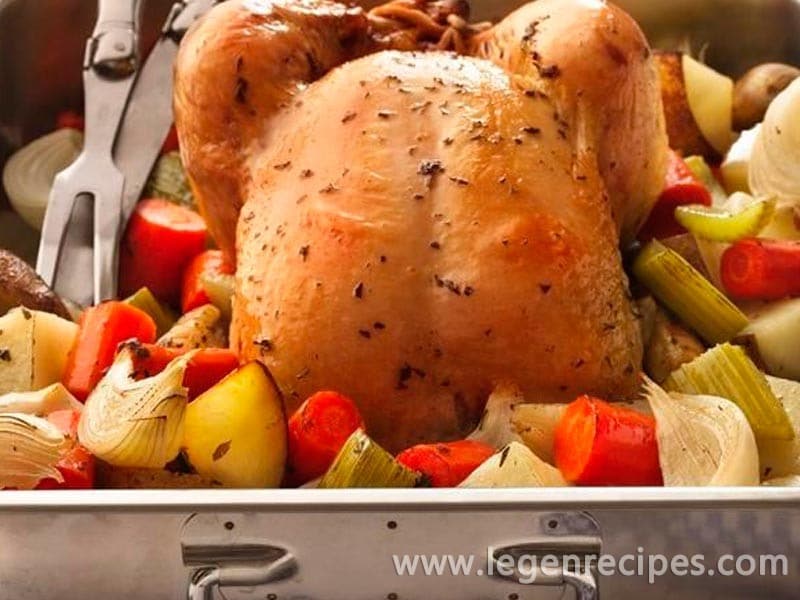 Slow-Cooked Thyme Chicken with Root Vegetables