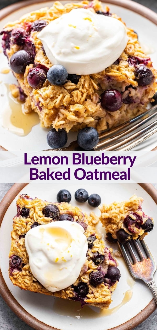 Simple Lemon-Blueberry Oatmeal