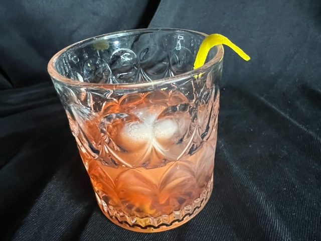 Bourbon-Infused Sazerac with Absinthe Rinse
