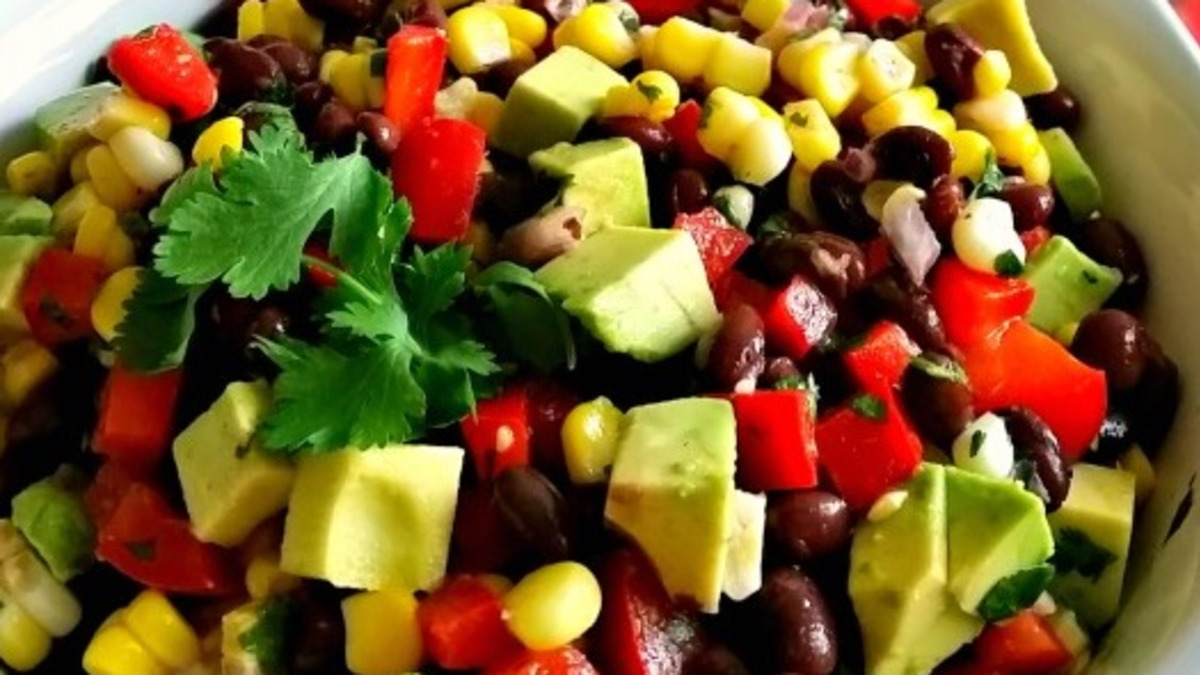 Lime-Cilantro Corn and Black Bean Salad