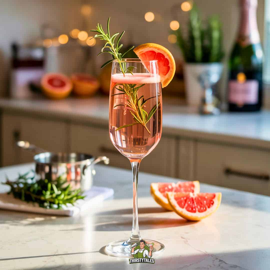 Grapefruit-Sparkling Aperol Cocktail