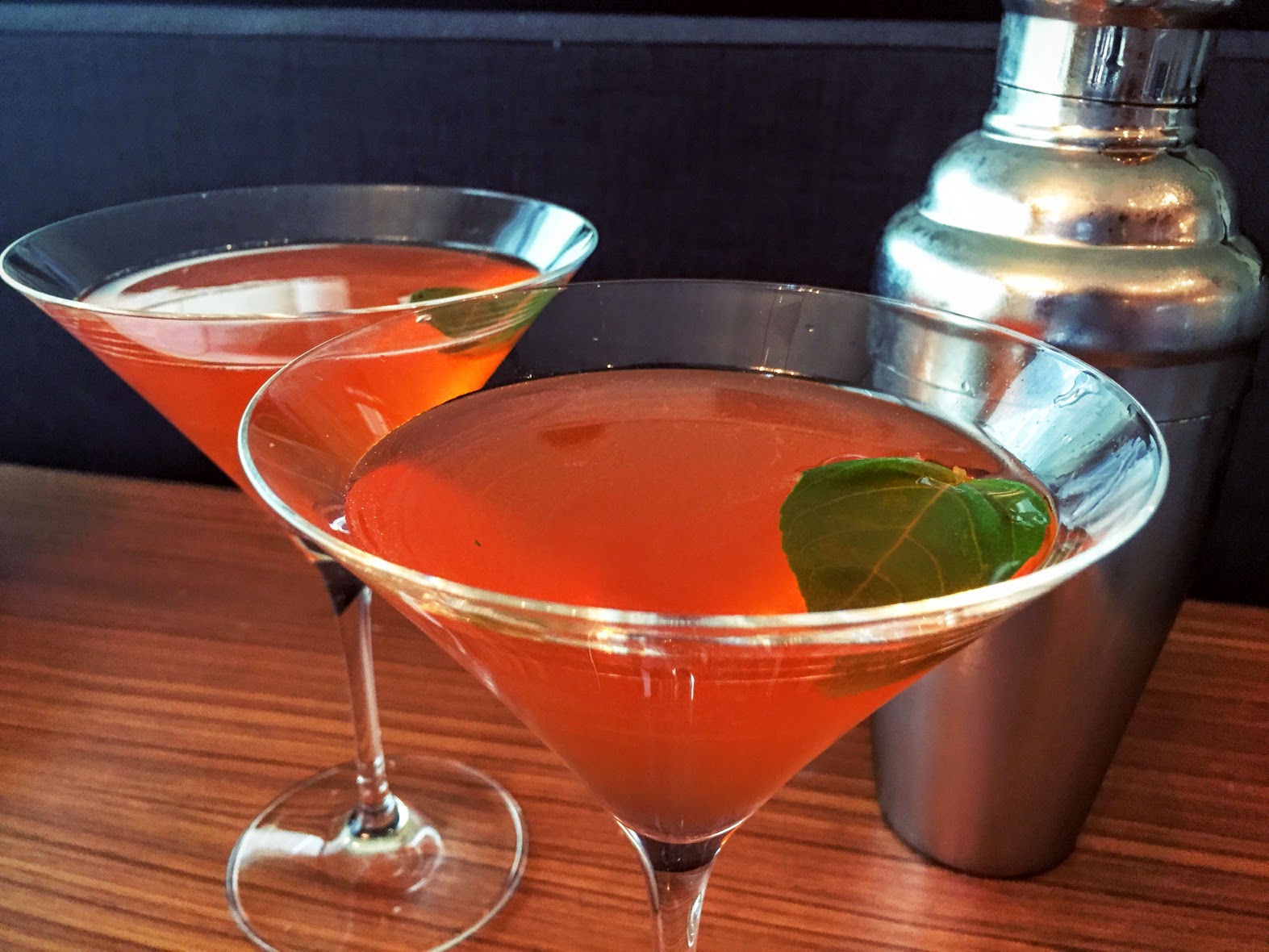 Mint-Infused Aperol Fizz