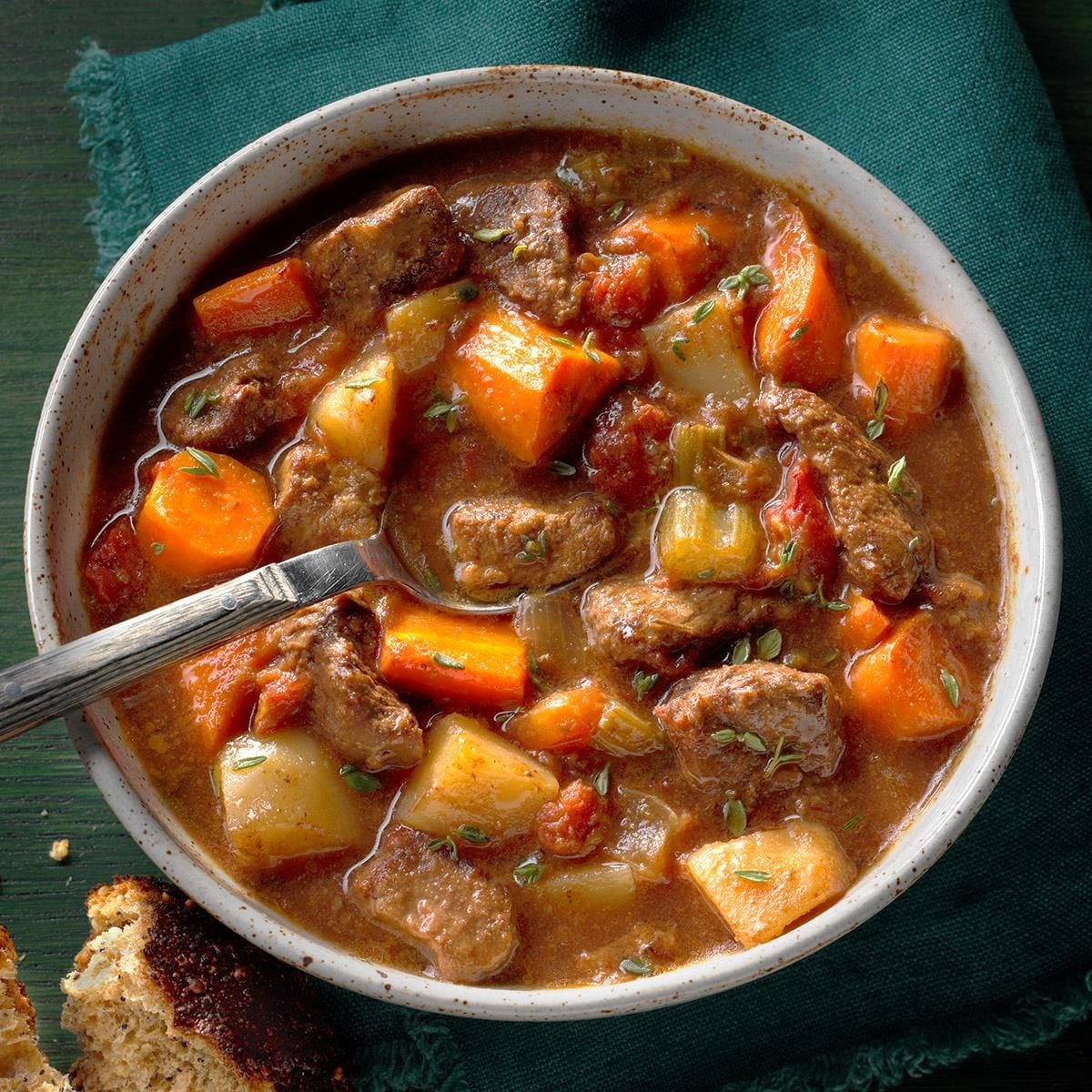 Wallonian Beef Stew with Leek and Potato