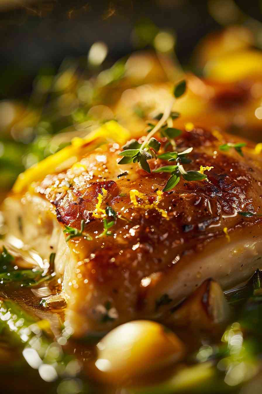 One-Pan Lemon Garlic Chicken with Roasted Asparagus