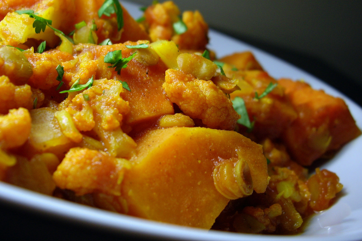 Spiced Vegetable and Lentil Curry