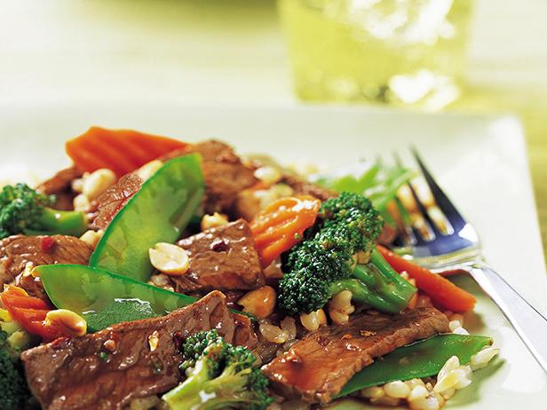Szechuan Beef Stir-Fry with Snap Peas