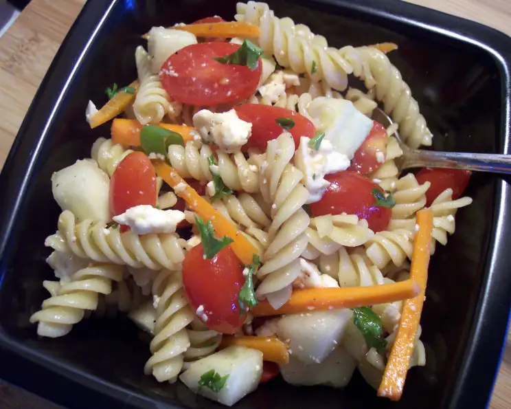 Herb-Infused Pasta Salad with Cherry Tomatoes