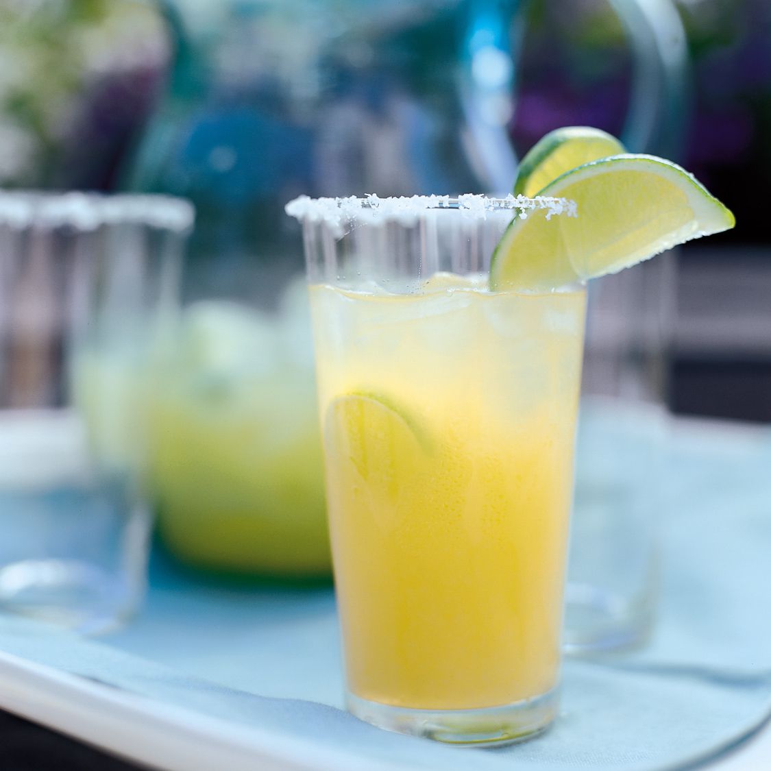 Sotol Citrus Cooler with Chili Salt Rim