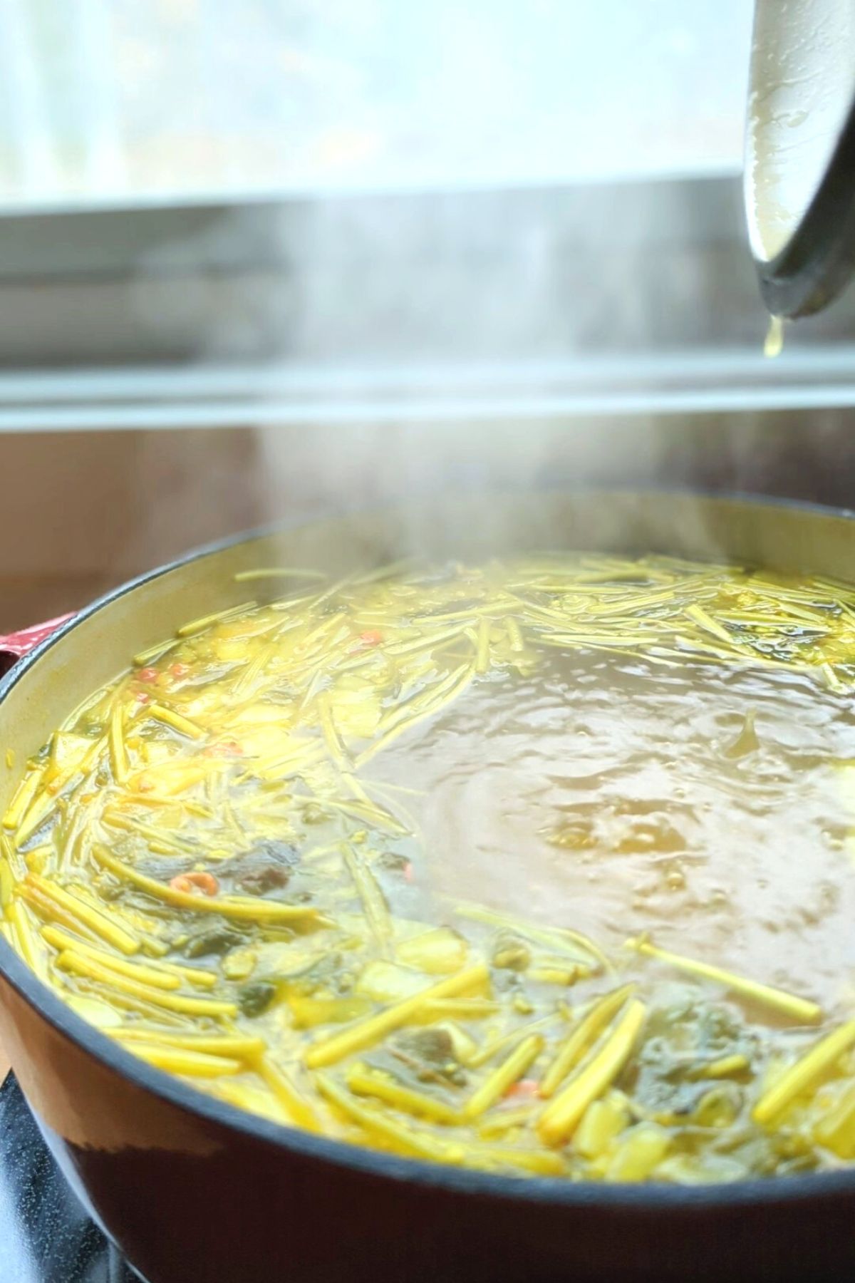 Ginger-Lemon Turmeric Broth with Kale