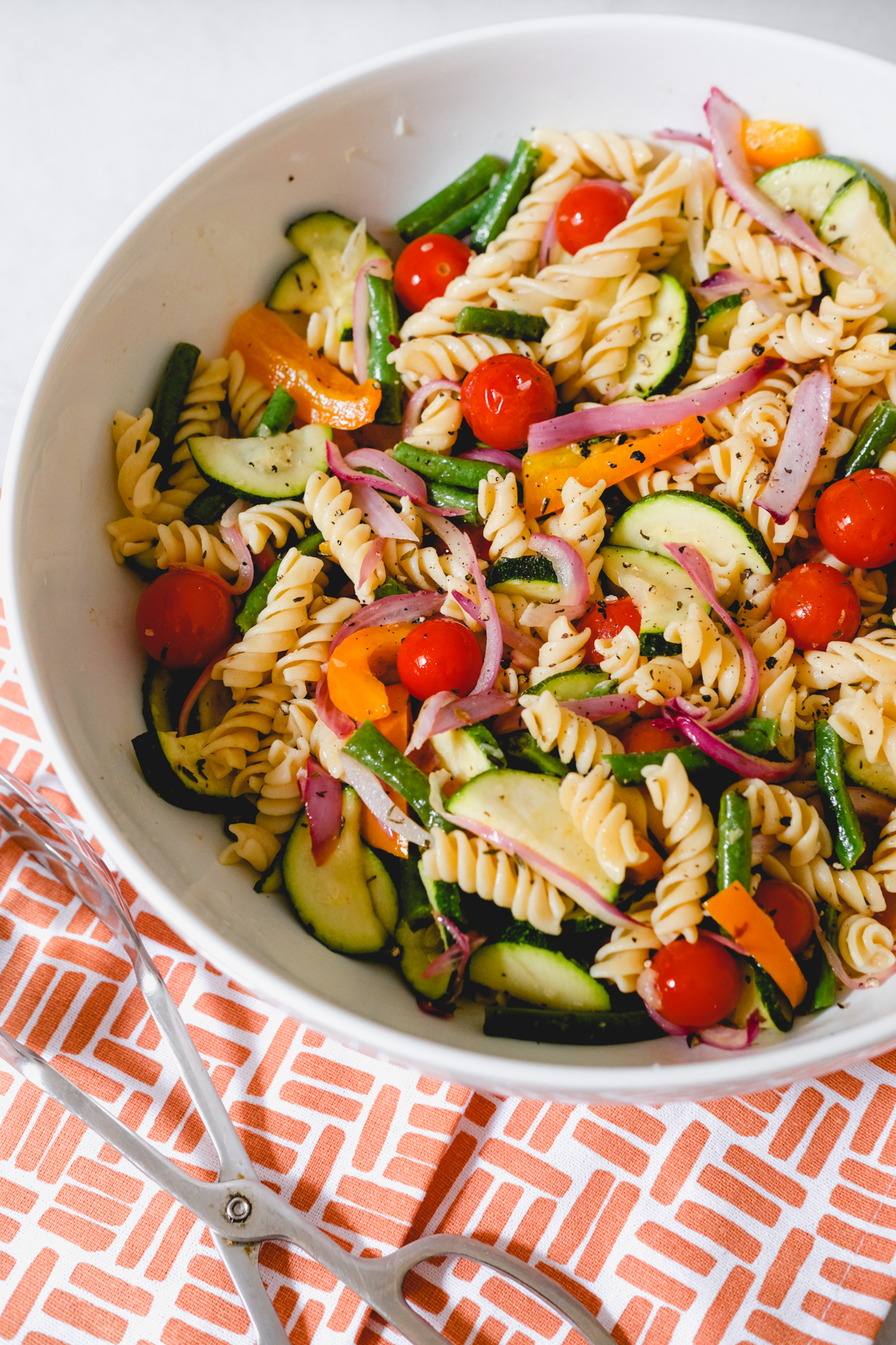 Multiple Lot Pasta Primavera with Lemon Zest