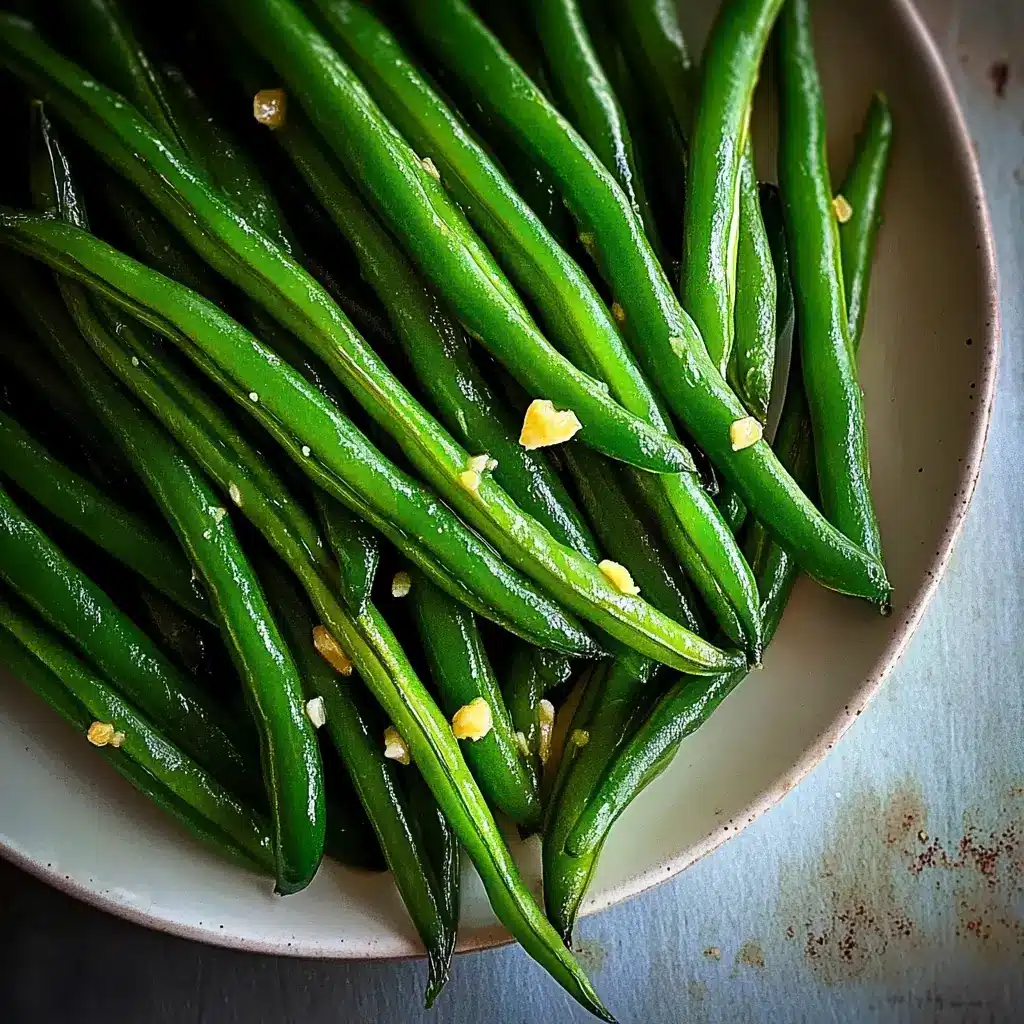 Garlic Sautéed Green Beans with Butter