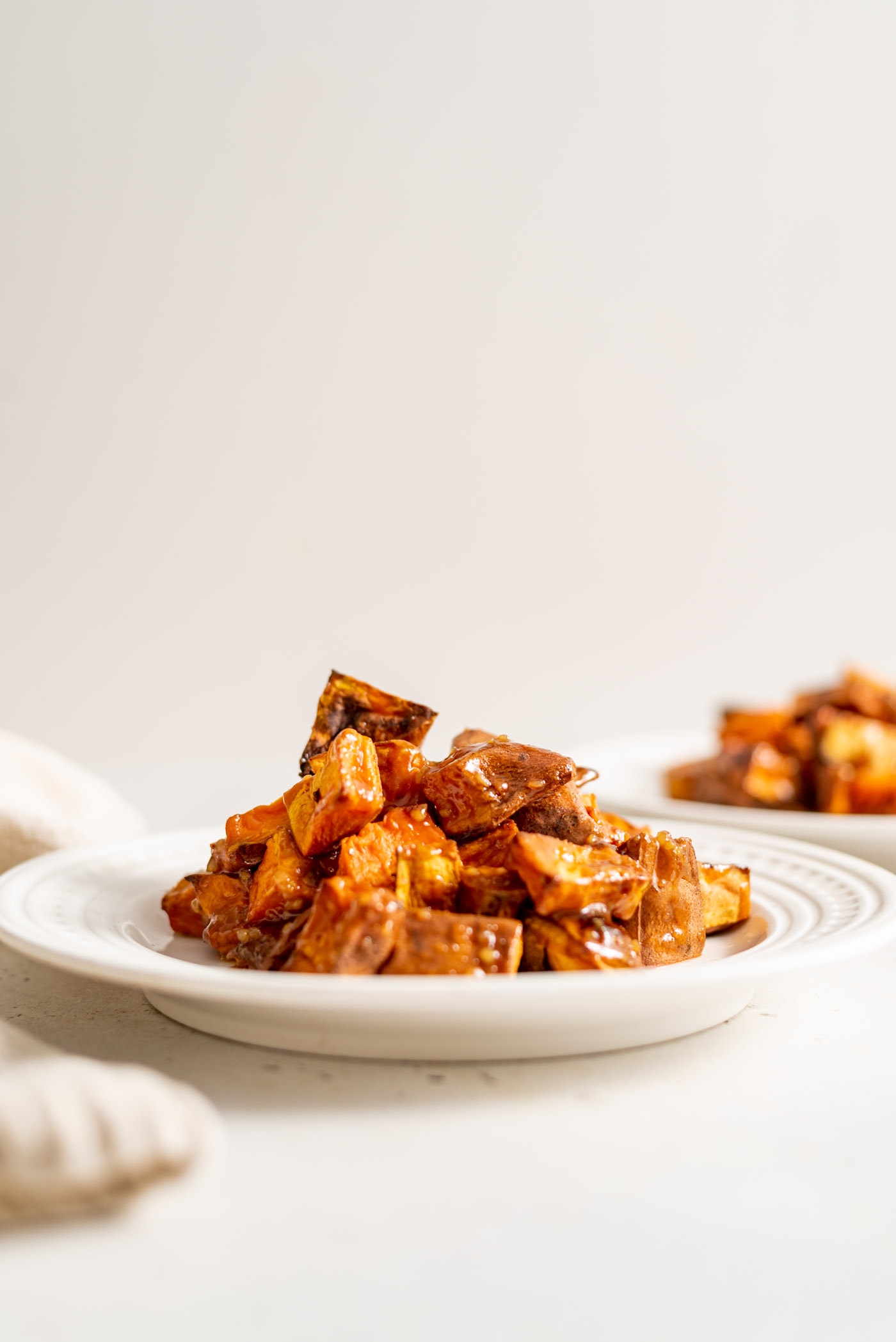 Miso-Glazed Roasted Sweet Potato and Kale