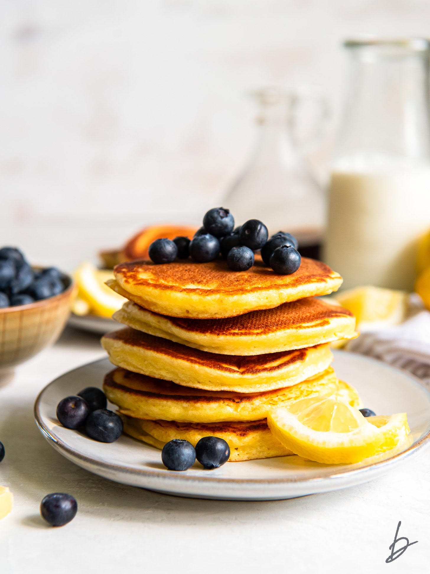 Tea-Infused Lemon Ricotta Pancakes