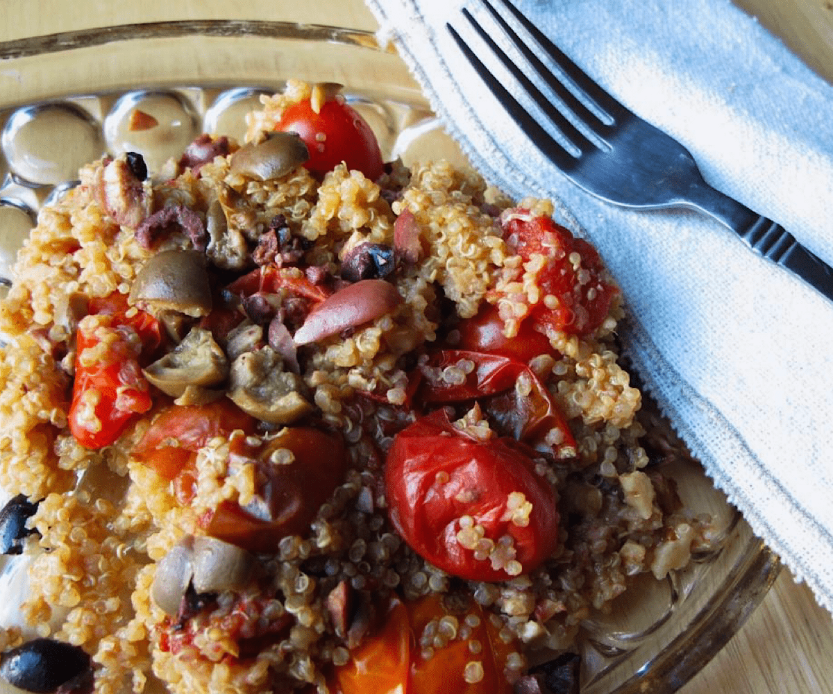 Citrus-Dressed Quinoa Salad with Cherry Tomatoes