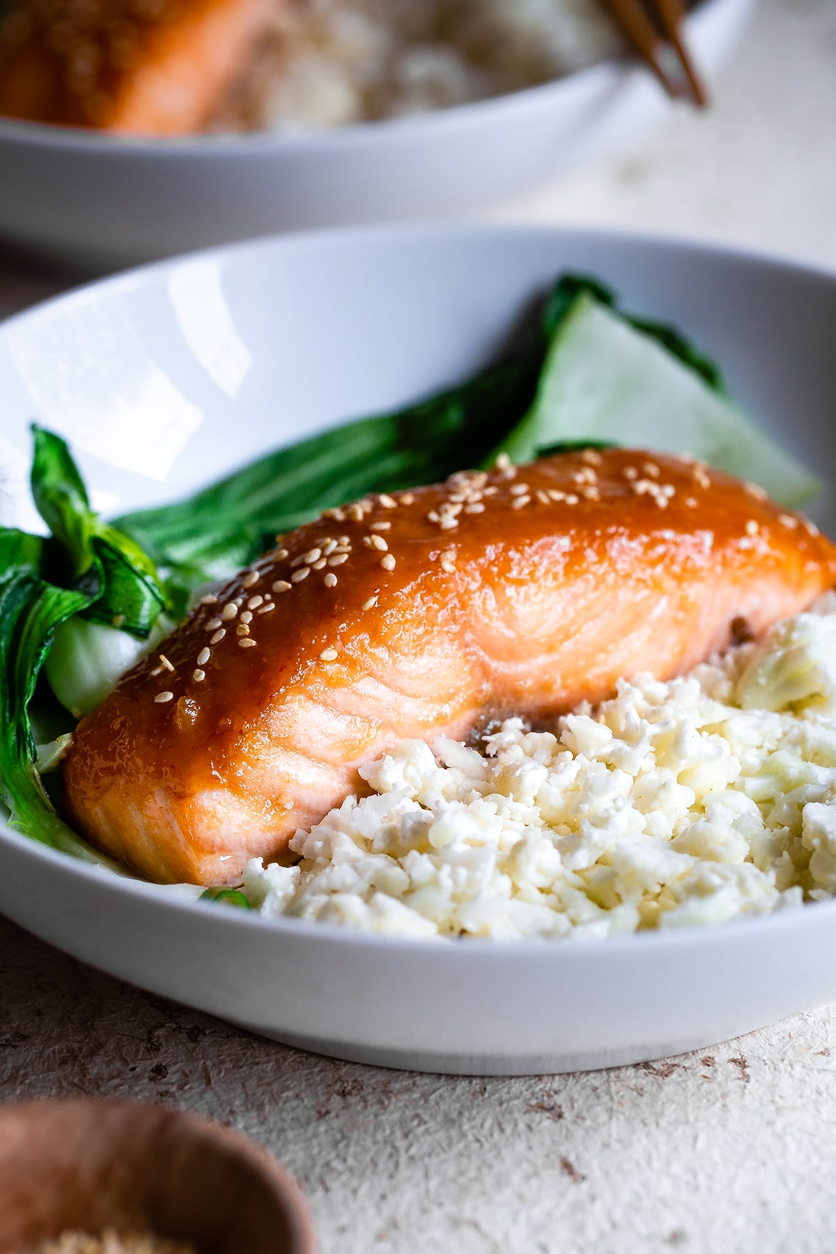 Miso-Glazed Salmon with Mashed Sweet Potatoes