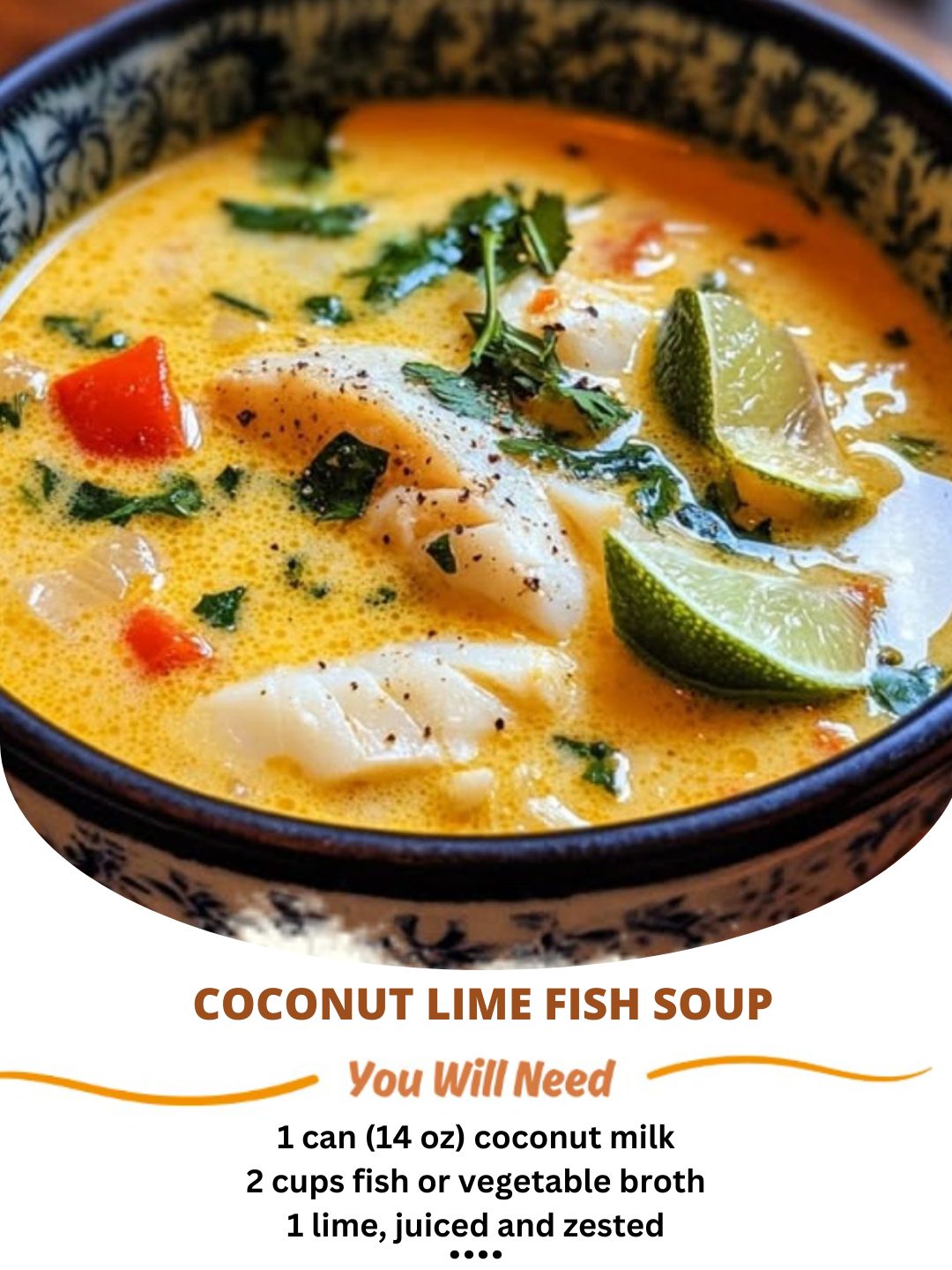 Goan Seafood Coconut Soup with Lime