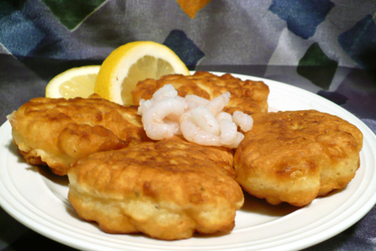 Citrus-Cilantro Fish Fritters