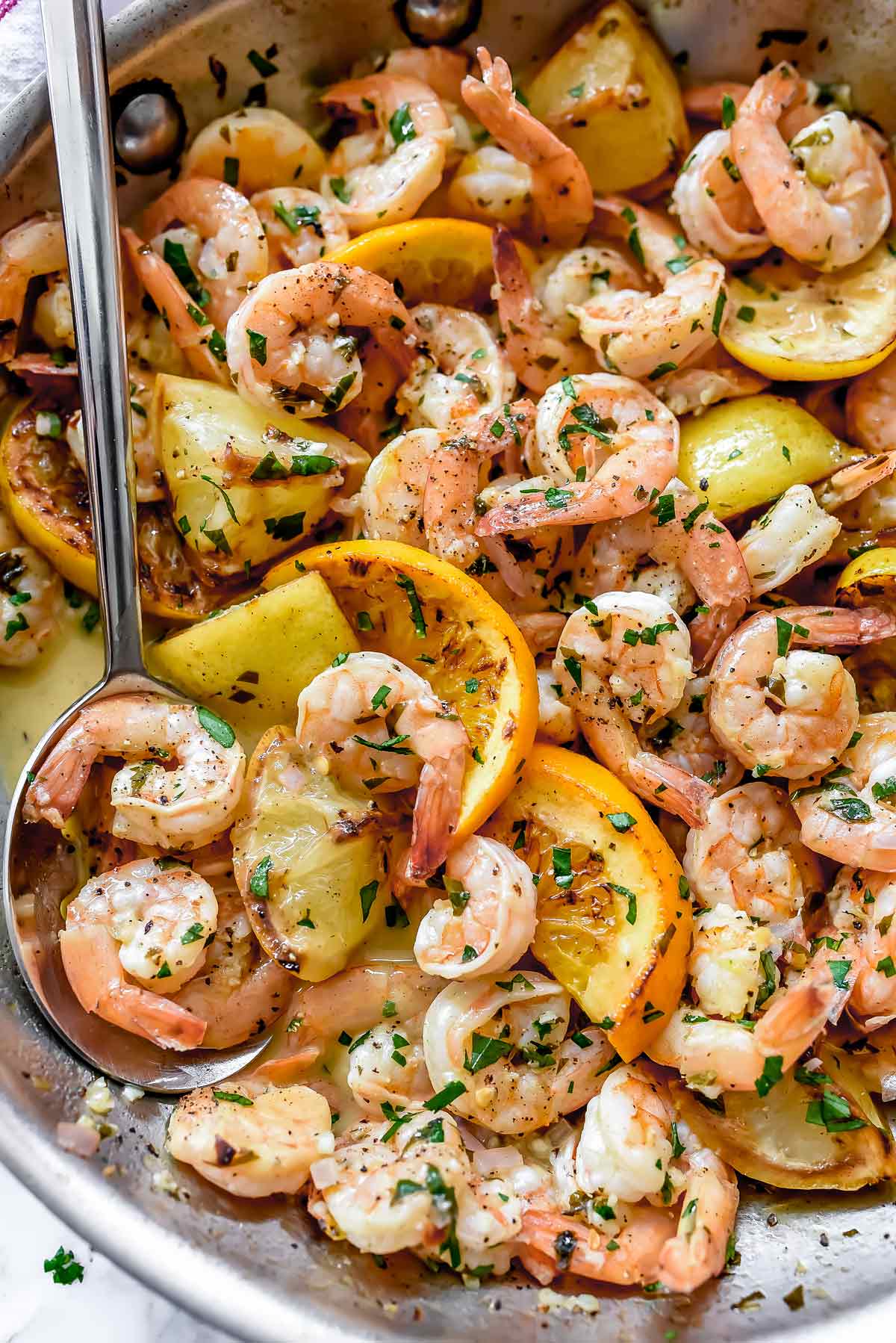 Pan-Seared Shrimp with Citrus-Aperol Glaze