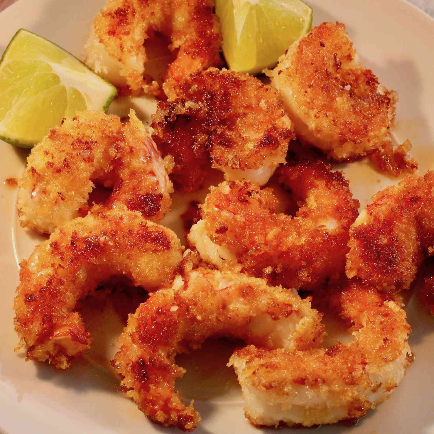 Pan-Seared Shrimp with Fried Plantains and Mojo Sauce