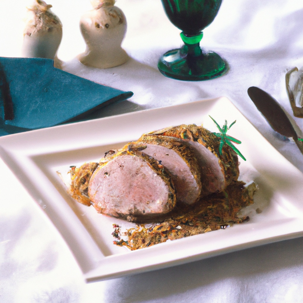 Slow Cooker Herb-Crusted Pork Tenderloin with Roasted Vegetables