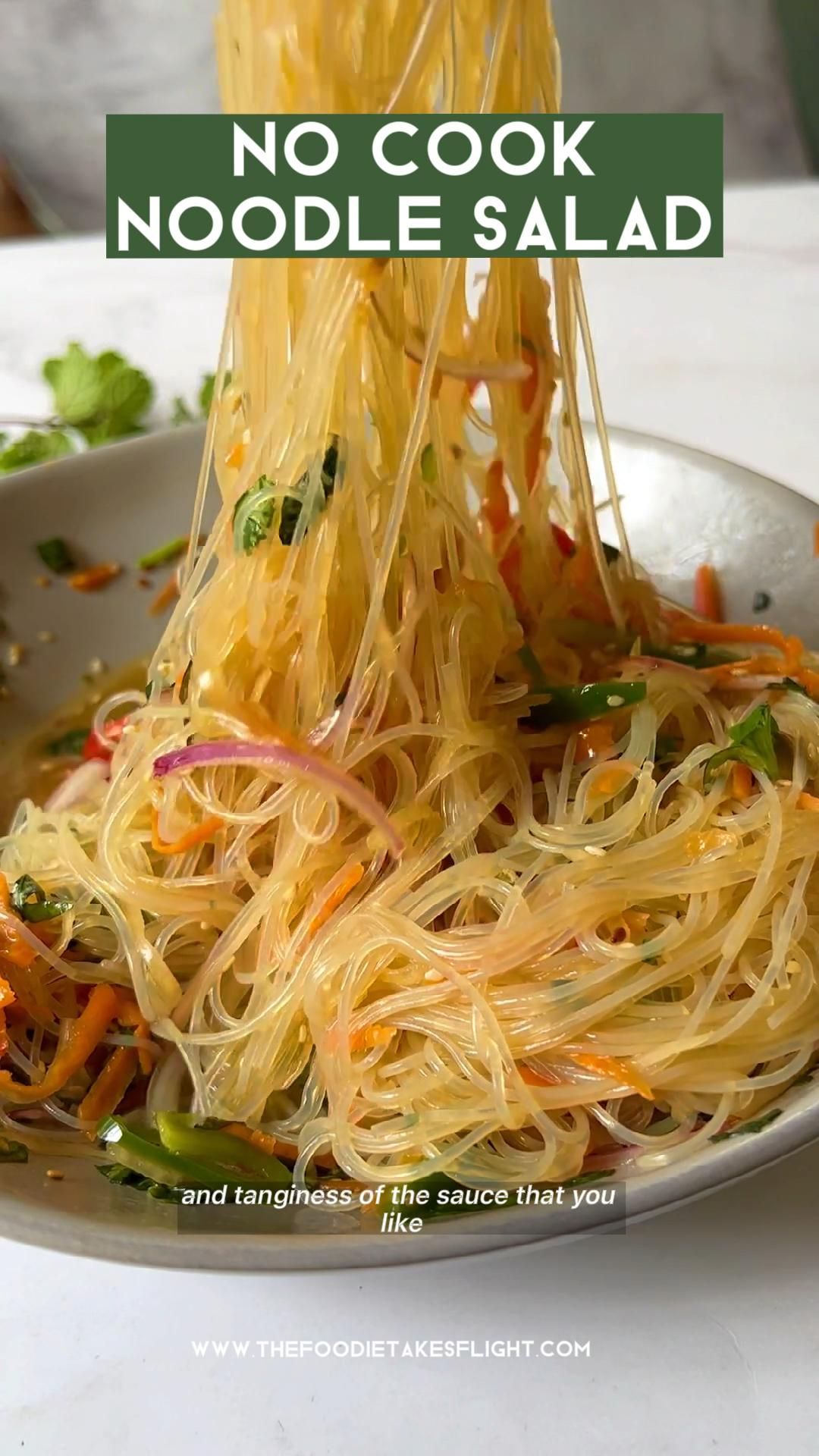 Lemongrass-Simmered Vegetable Noodle Salad with Lime Dressing