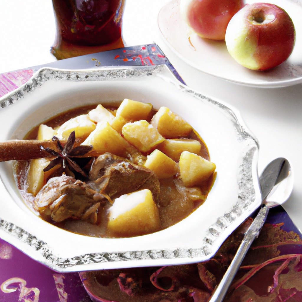 Persian Apple and Yogurt Stew
