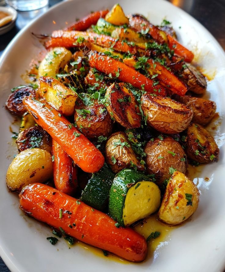 Herb-Roasted Potato and Carrot Salad