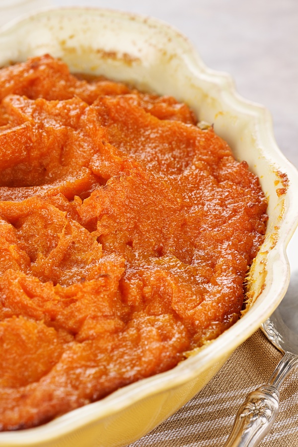 Maple-Bourbon Sweet Potato Mash