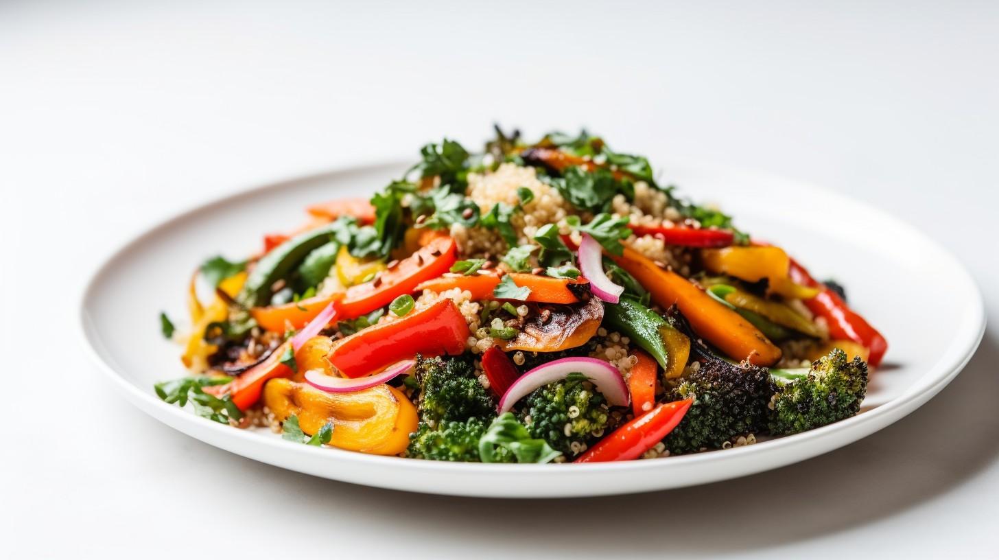 Quinoa and Vegetable Stir-Fry with Tofu