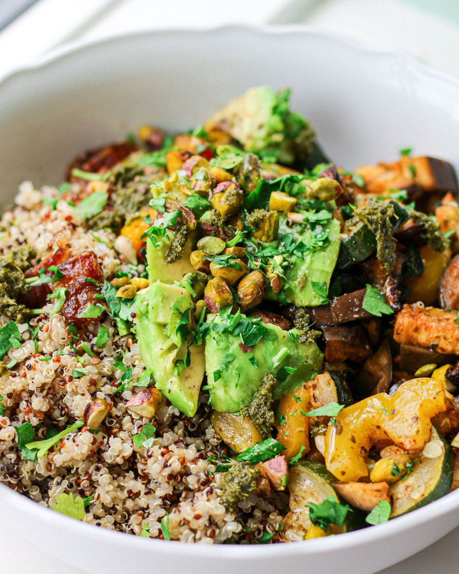 Best Ever Veggie-Loaded Quinoa Bowls