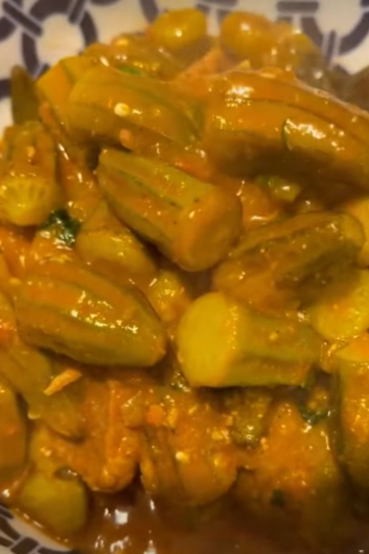 Bantu-Style Okra Stew with Black-eyed Peas