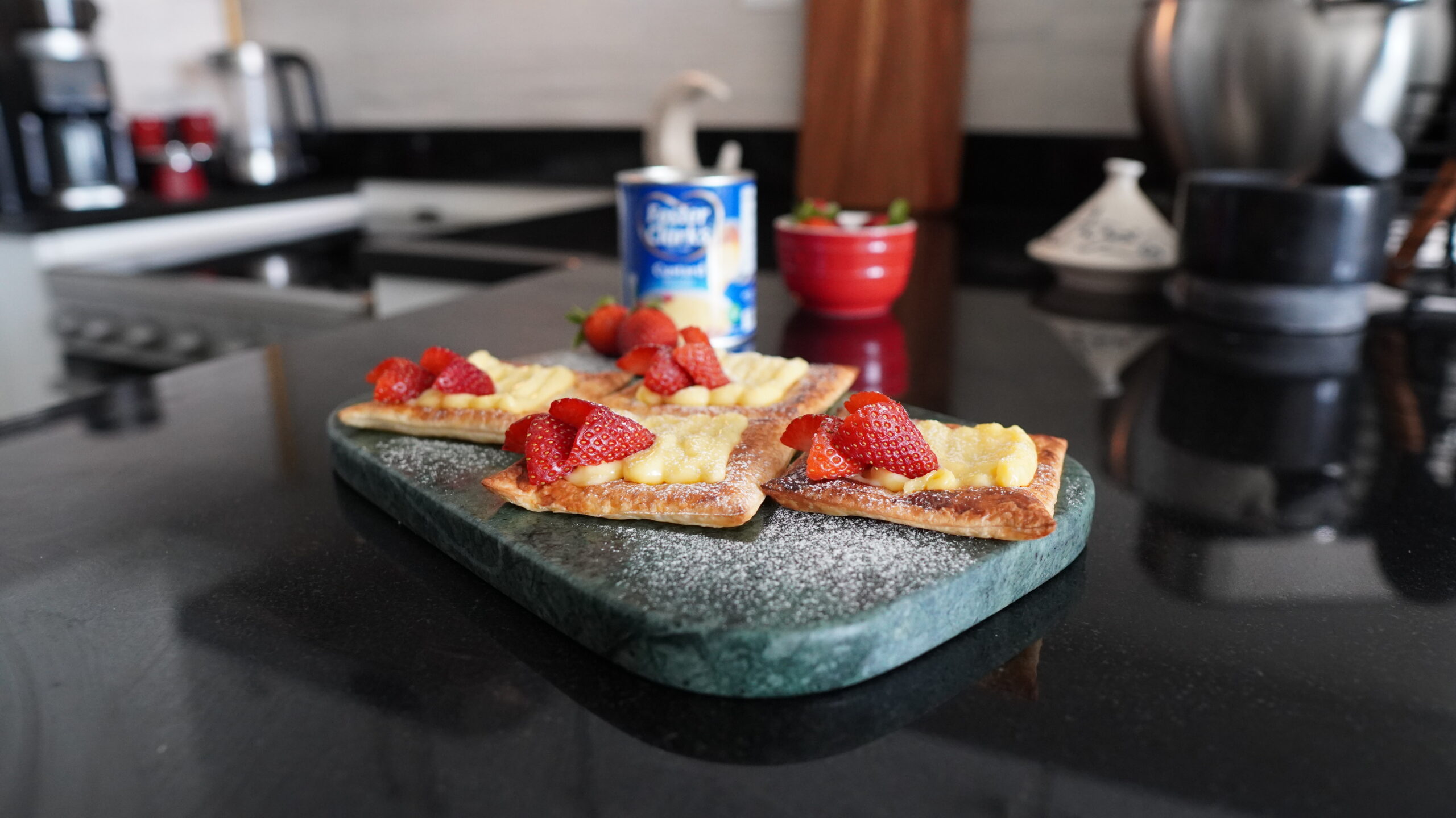 Flaky Pastry Custard Tarts