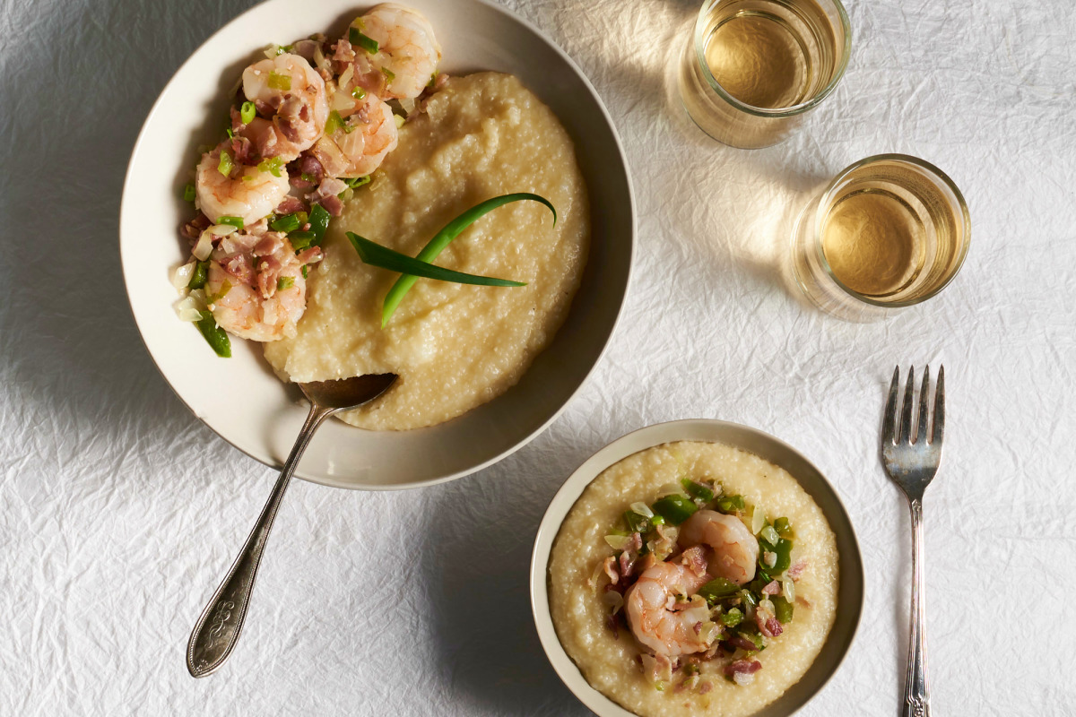 Charleston Shrimp and Stone-Ground Grits