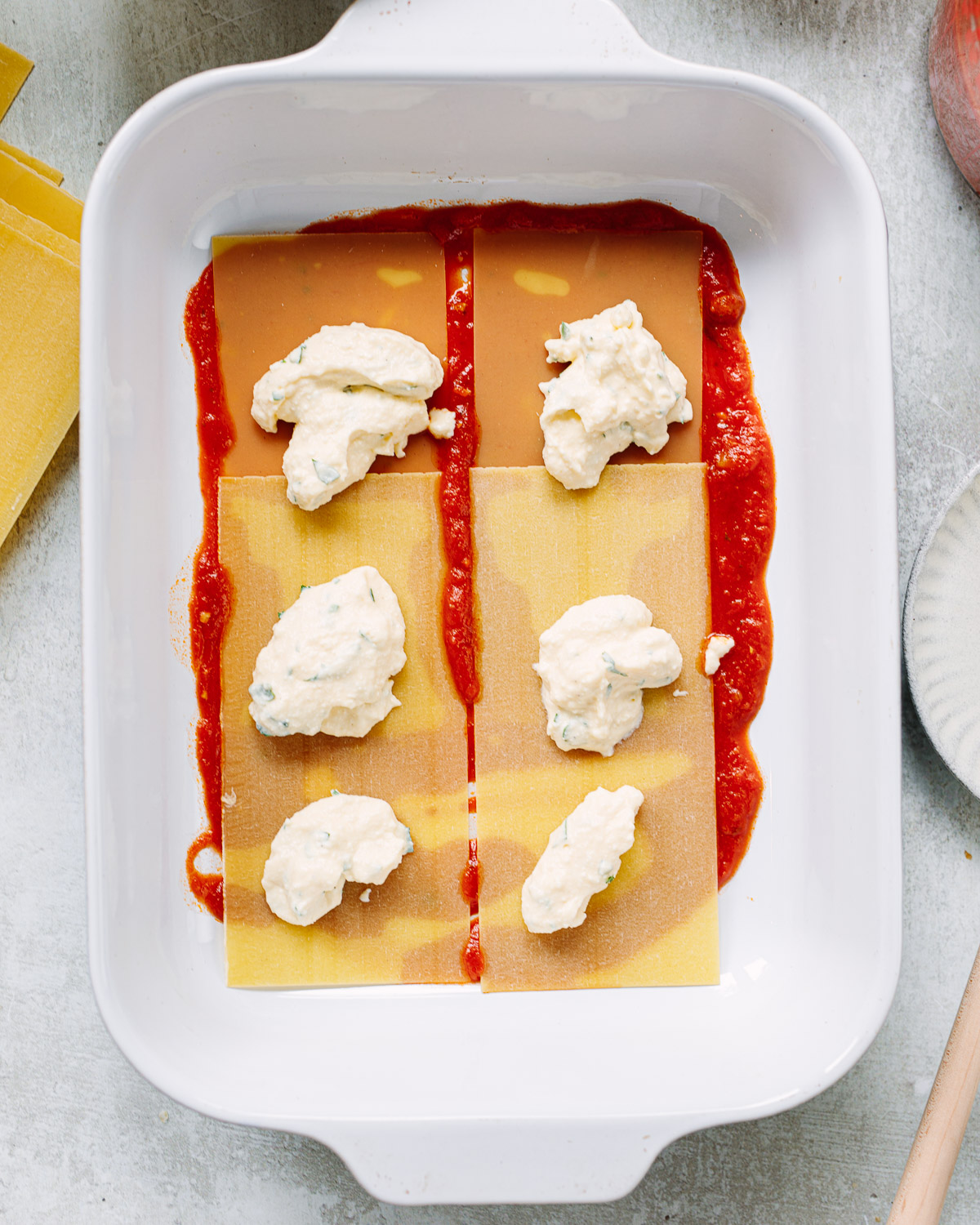Hidden Ricotta Layered Lasagna
