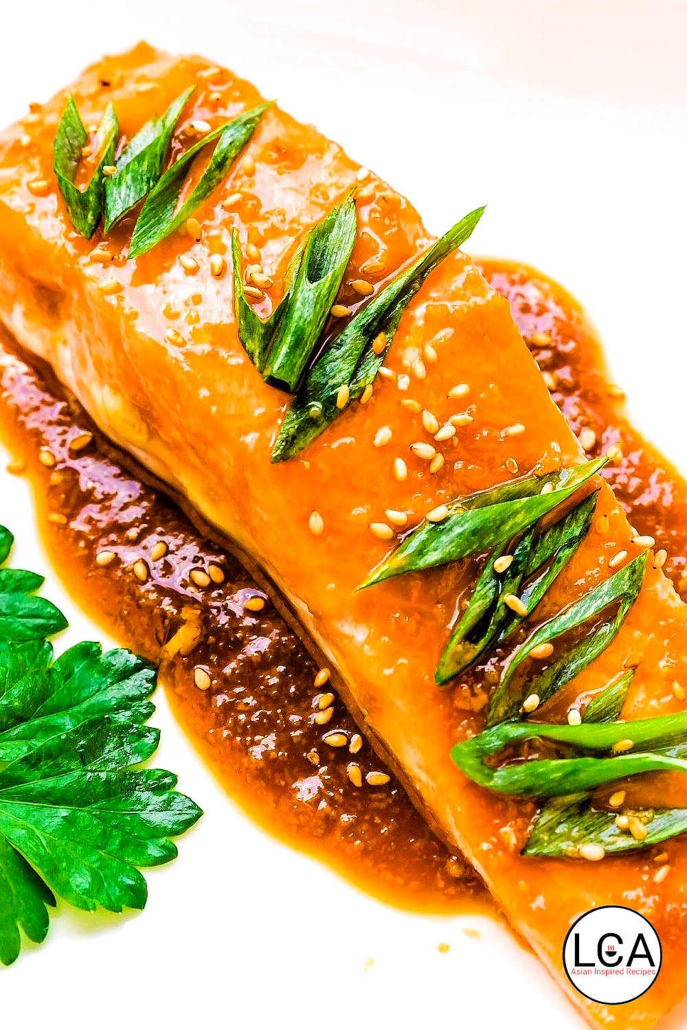 Soy-Ginger Glazed Salmon with Broccoli