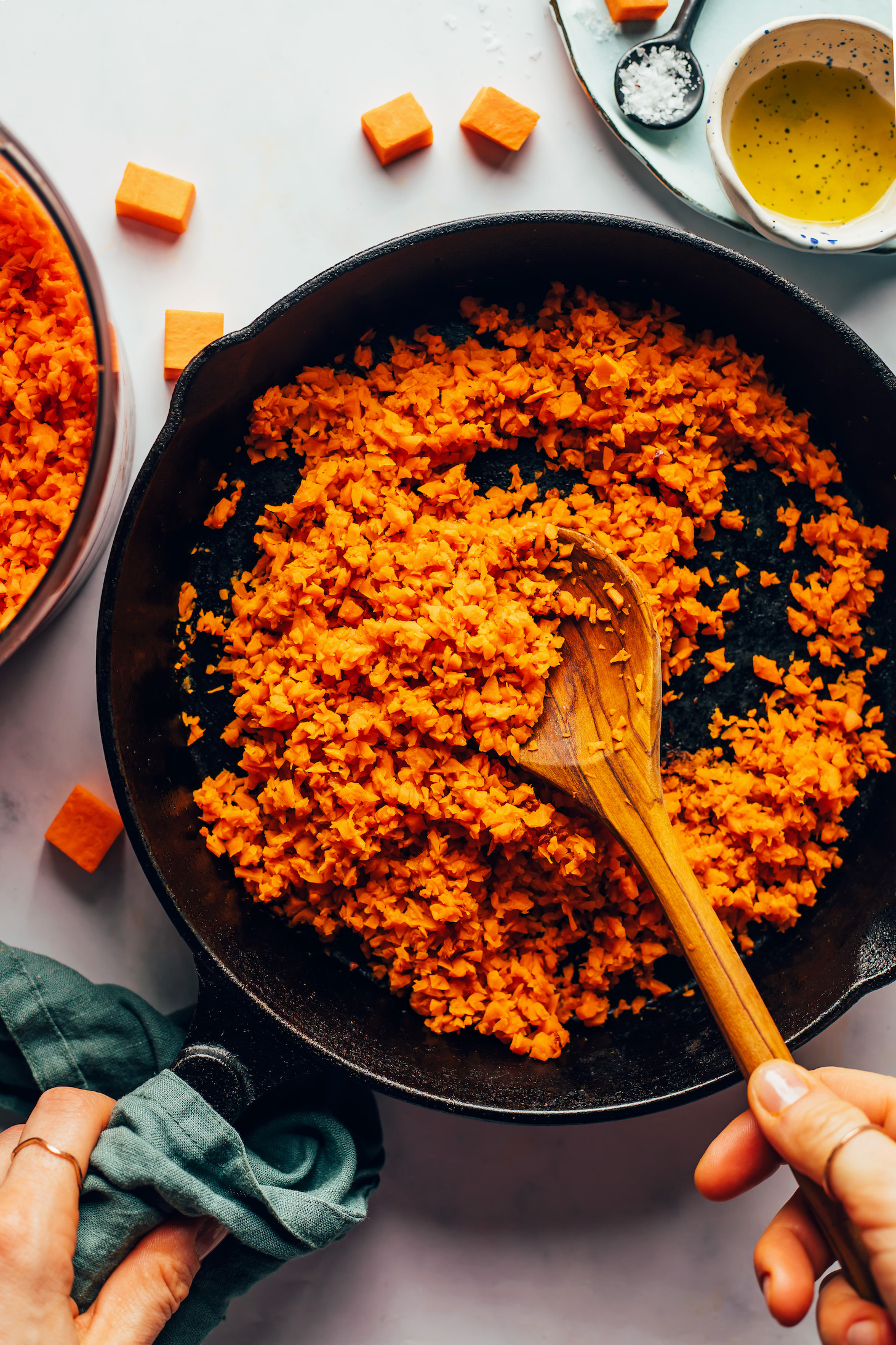 Turmeric-Roasted Sweet Potato Rice